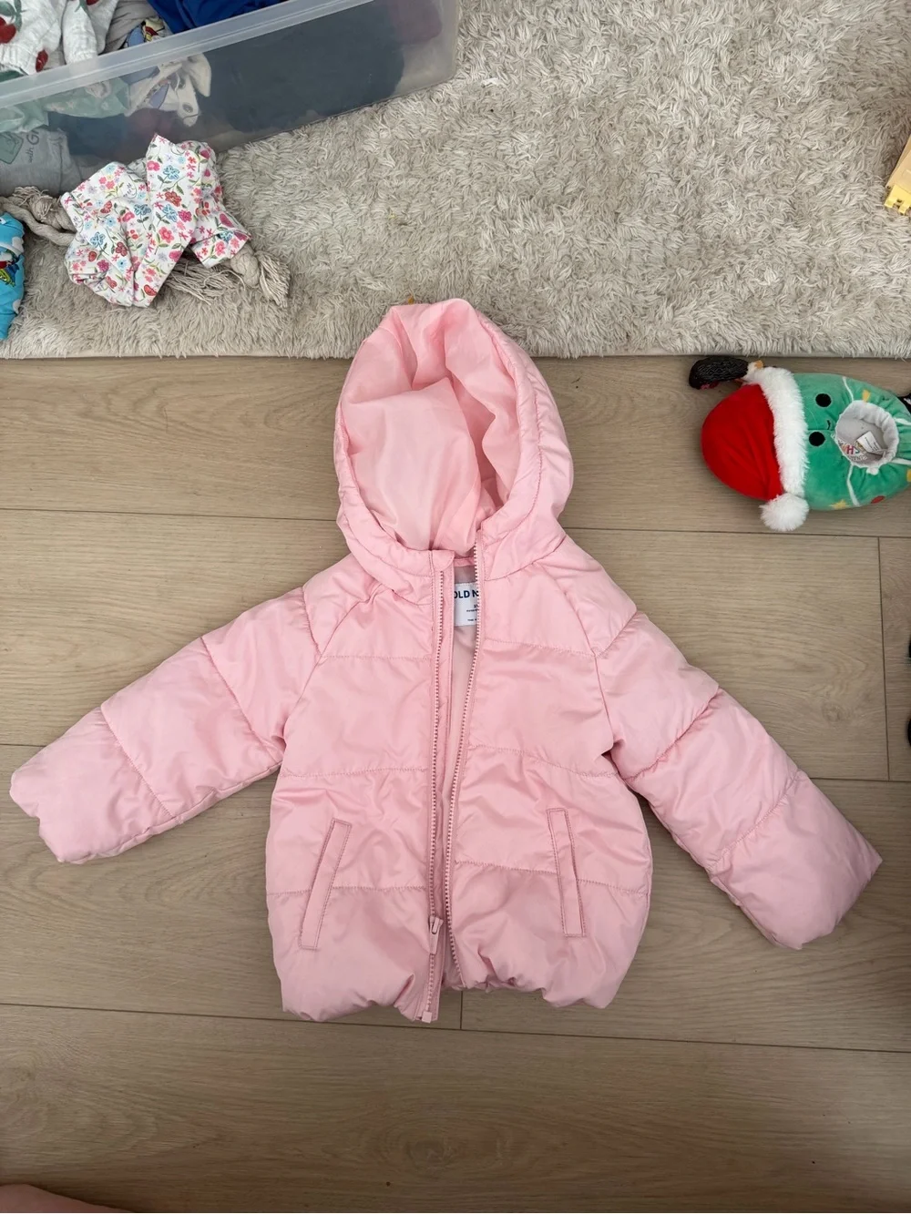 Old Navy Pink Puffer 3T